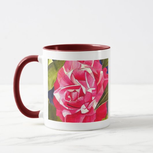 Helderroze Camellia Moederdag mok (Links)