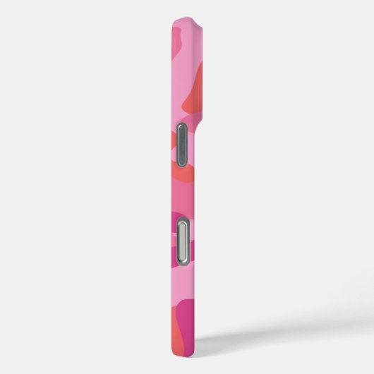 Helderroze Camoppatroon Case-Mate iPhone Case (Achterkant / Rechts)