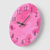 Helderroze Camouflage- Grote Klok (Hoek)