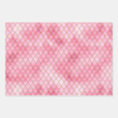 Helderroze drakenschalen inpakpapier vel (Voorkant 2)