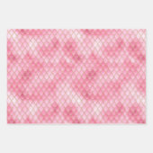 Helderroze drakenschalen inpakpapier vel (Voorkant)