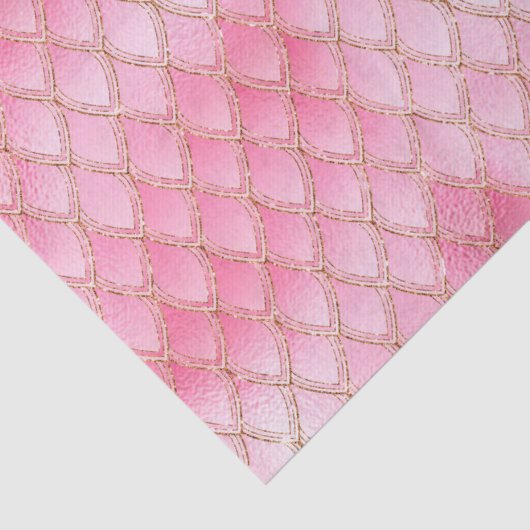 Helderroze drakenschalen tissuepapier (Detail)