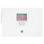 Helderroze en blauwe Abstracte Waterverf (Achterkant Horizontaal)