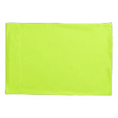 Helderroze en geel botanisch kussensloop (Achterkant)