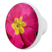 Helderroze en gele primroze ventilator keramische knop (Rechts)