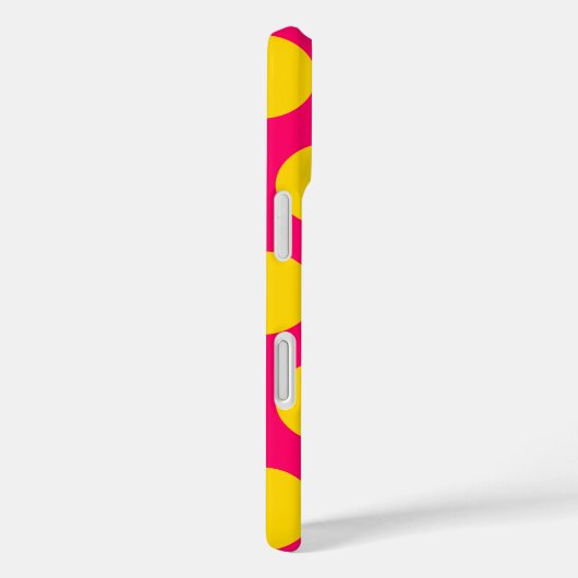 Helderroze en goudpokkendots Case-Mate iPhone case (Achterkant / Rechts)