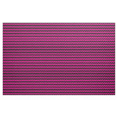 Helderroze en zwart Chevron Pattern Stof (Fat Quarter)
