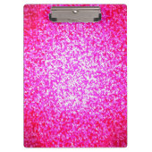 Helderroze glitterklembord klembord (Voorkant)