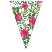 Helderroze handvuurvlaggen vlaggetjes (Tweede vlag)