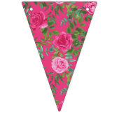 Helderroze handvuurvlaggen vlaggetjes (Eerste vlag)