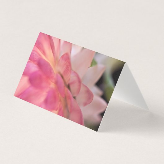 Helderroze Kaart van bloem (Voorkant)