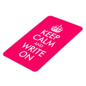 Helderroze kalm houden en schrijven magneet (Linkerzijde)