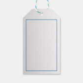 Helderroze Logo met Clipart Flower - Hartelijk dan Cadeaulabel (Achterkant)