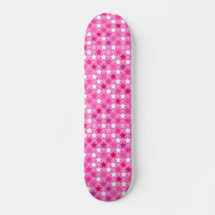 Helderroze Sterrennacht Persoonlijk Skateboard