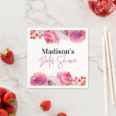 Helderroze Vrijgezellenfeest Napkin Servet (Insitu)