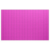 Helderroze zwarte potty poka dot patroon stof (Yard (91,4 cm))