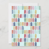 Helderschilderde juwelen die aankondigingen verpla (Achterkant)