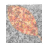 Helderschouderblok Notitieblok (Voorkant)