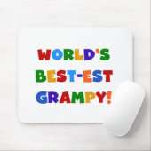 Helderste kleuren - T-shirts met de beste grijze k Muismat (Met muis)