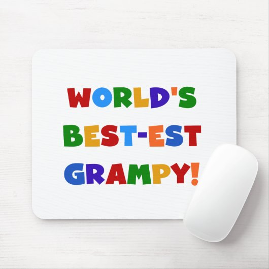 Helderste kleuren - T-shirts met de beste grijze k Muismat (Met muis)