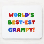 Helderste kleuren - T-shirts met de beste grijze k Muismat (Voorkant)