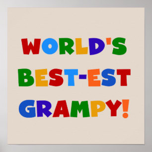 Helderste kleuren - T-shirts met de beste grijze k Poster