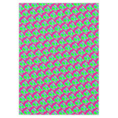 Helderste roze blauw rood geel schattig patterned tafelkleed (Voorkant)