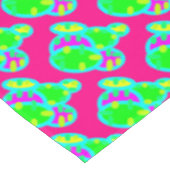 Helderste roze blauw rood geel schattig patterned tafelkleed (Gekanteld)