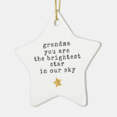 Helderste Star Memorial liefdevolle herinnering Keramisch Ornament (Links)