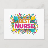 Helderste Verpleegster Wenskaart Briefkaart (Voorkant)