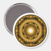 Helderstralende geometrische versiering magneet (Voorkant / Achterkant)