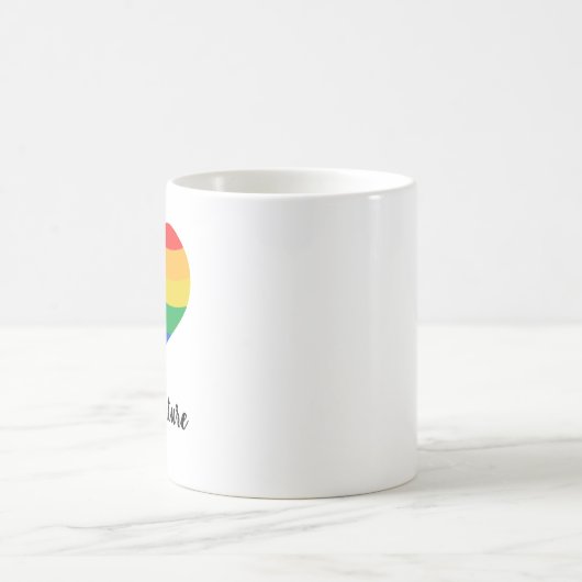 Heldertoekomstige Mok voor LGBTQ Pride Coffee (Center)