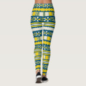 Heldertribpatroon Leggings (Achterkant)