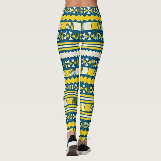 Heldertribpatroon Leggings (Achterkant)