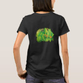 Heldertropische bladeren t-shirt (Achterkant)