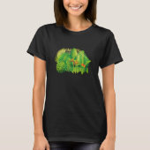 Heldertropische bladeren t-shirt (Voorkant)
