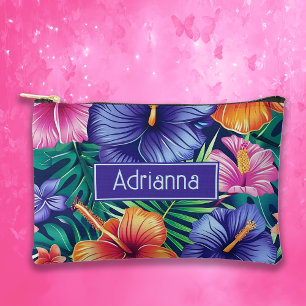 Heldertropische Floral Etui
