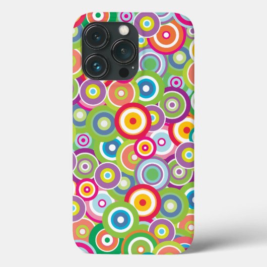 Heldervectorcirkels Case-Mate iPhone Case (Achterkant)