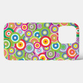 Heldervectorcirkels Case-Mate iPhone Case (Achterkant (horizontaal))
