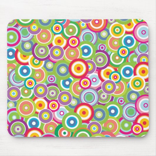 Heldervectorcirkels Muismat (Voorkant)