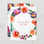 Heldervette Waterverf met grote adem sparen de dat Aankondigingskaart (Voorkant / Achterkant)