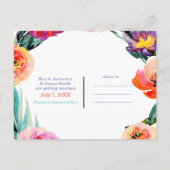 Heldervette Waterverf met grote adem sparen de dat Aankondigingskaart (Achterkant)