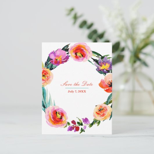 Heldervette Waterverf met grote adem sparen de dat Aankondigingskaart (Staand voorkant)