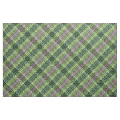 Helderviolet en groene gestreepte tartan stof (Fat Quarter)