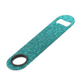 Helderwaterige glitter speed flessenopener (Voorkant Gekanteld)