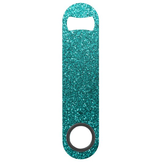 Helderwaterige glitter speed flessenopener (Voorkant)