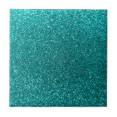 Helderwaterige glitter tegeltje (Voorkant)
