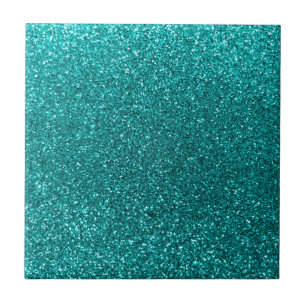 Helderwaterige glitter tegeltje