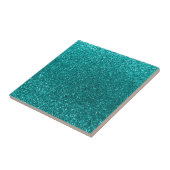 Helderwaterige glitter tegeltje (Zijkant)