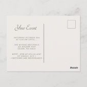 Helderziend, psychisch medium briefkaart (Achterkant)